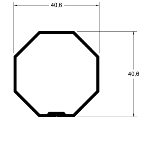 TUBO RECOLHEDOR 40MM (VMN178)