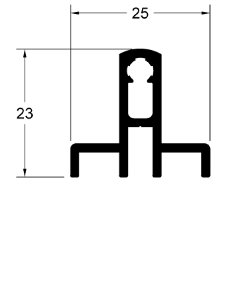 PERFIL DE ALUMÍNIO 06 M (SU271)