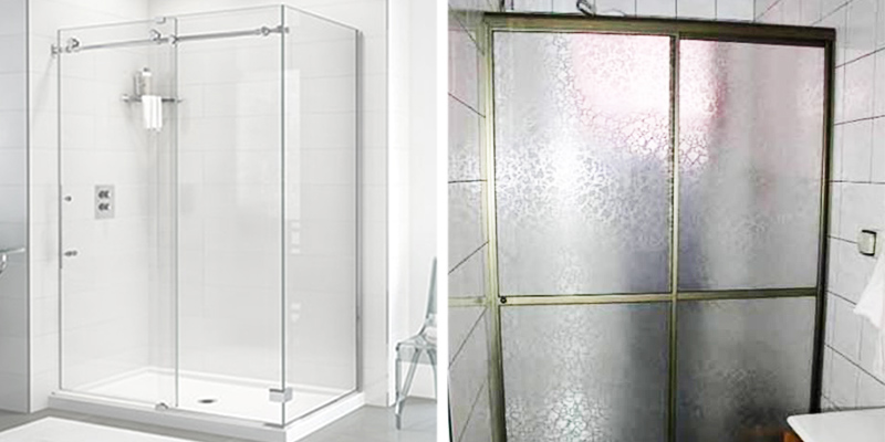 Imagem de coparação com um box de vidro e um box de acrilico