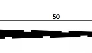 CUNHA COM  3 METROS PARA LINHA 25 (CL011)