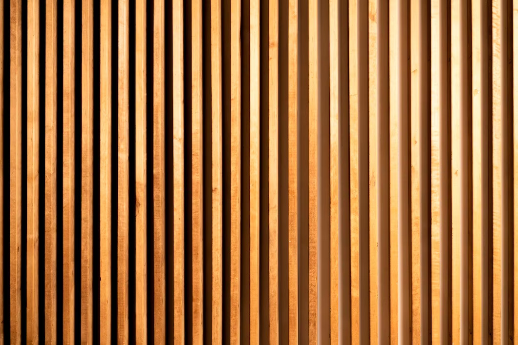imagem de painel de alumínio amadeirado