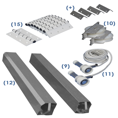 Imagem kit portão basculante