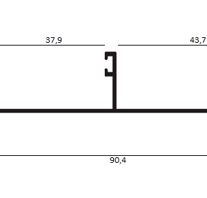 PERFIL 6 METROS LINHA OURO (LO124)