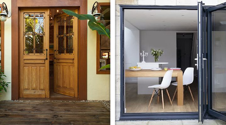 Qual o melhor material para porta de entrada: porta de madeira ou porta de alumínio?