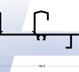 PERFIL TRILHO INFERIOR CORRER 3 (LO029)