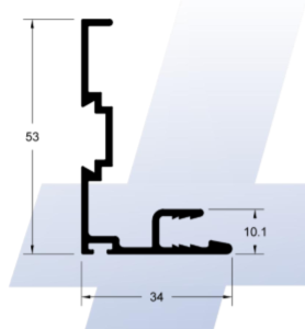 PERFIL DE ALUMÍNIO 6MM (LO041)