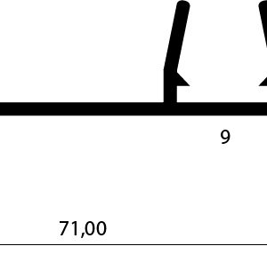 SU003 - TRILHO MARCO LATERAL PARA JANELA E PORTA DE CORRER