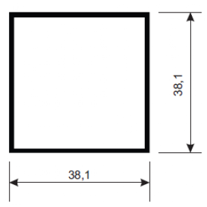 TUBO 38X38