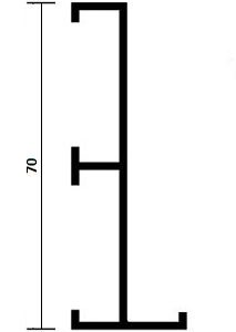 PERFIL ALUMINIO 6 METROS (V25-514)