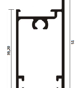 PERFIL TRAVESSA DA FOLHA (VSU053)